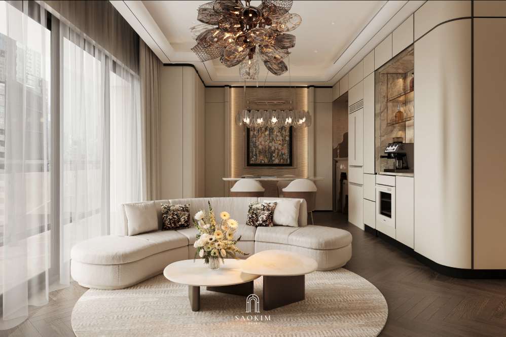 Thiết kế nội thất chung cư cao cấp Lumière Evergreen phong cách Quiet Luxury - Vũ Điệu Vượt Thời Gian Của Ánh Sáng Và Chất Liệu